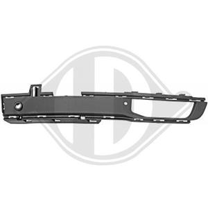 DIEDERICHS Lüftungsgitter VW 2274037 7E0807489G,7E0807489G9B9 Stoßstange Gitter,Lüftungsgitter, Stoßfänger