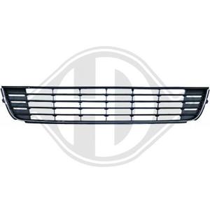 DIEDERICHS Lüftungsgitter VW 2296045 1T0853101B2ZZ,1T0853671CRYP,1T0853677D Stoßstange Gitter,Lüftungsgitter, Stoßfänger 1T0853677D9B9