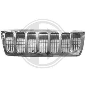 DIEDERICHS Kühlergrill JEEP 2612140 55155921AB,55155921AC,K55155921AA Kühlergitter K55155921AB,K55155921AC,55155921AA
