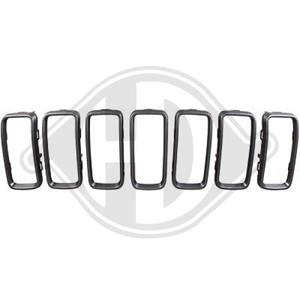 DIEDERICHS Kühlergrill JEEP 2660141 735687348,0000735716171,0000735771855 Kühlergitter