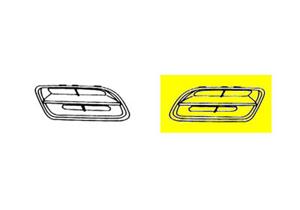 Nissan Grill Links Sierrooster -6/99