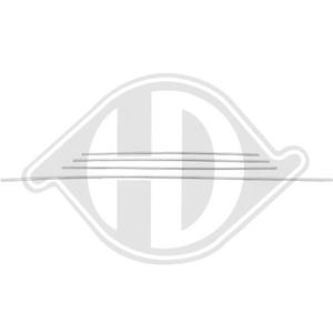 Peugeot Sier- / beschermingslijstset, radiateurgrille