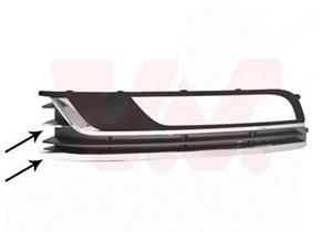 Volkswagen Ventilatiegrille, bumper