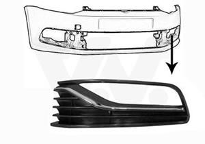 vanwezel VAN WEZEL Lüftungsgitter VW 5814493 6C0854661BRYP Stoßstange Gitter,Lüftungsgitter, Stoßfänger