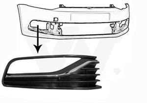 Volkswagen Ventilatiegrille, bumper