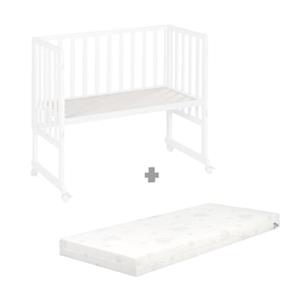 Roba Safe asleep 3 in 1 wieg en co-sleeper wit + matras