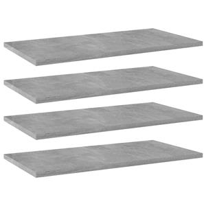 VidaXL Wandschap Betongrijs 60 x 30 x 1.5 cm