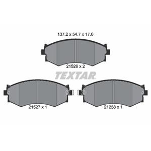 Textar Remblokkenset, schijfrem  2152601