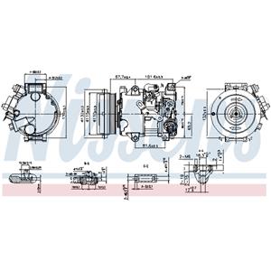 Nissens Compressor, airconditioning ** FIRST FIT **  890808