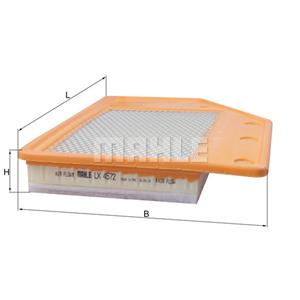 Knecht Luchtfilter  LX 4572