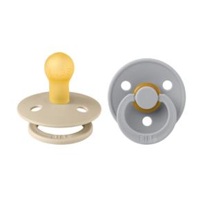 Bibs 2x  Fopspeen Maat 1 0-6 mnd Vanilla Cloud 2 stuks