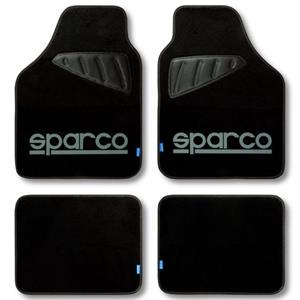Vivol - Stoff-Automatten Sparco - Grau - 4er Set - Fersenpolster - Grau