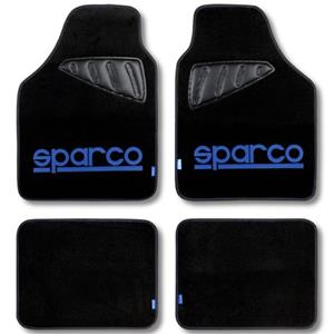 Vivol - Stoff-Automatten Sparco - Blau - 4er Set - Fersenpolster - Blau