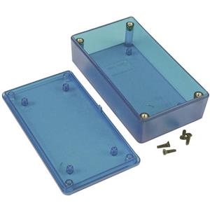 Hammond Electronics 1591XXBTBU Universele behuizing 113 x 63 x 31 ABS Blauw (transparant) 1 stuk(s)