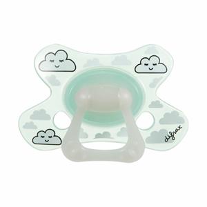 Difrax 2x  Fopspeen Natural 6+ mnd Glow In The Dark