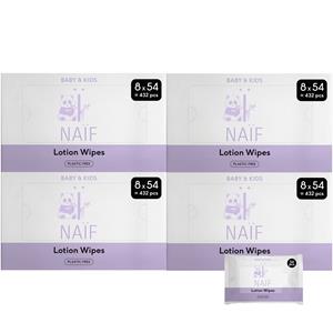 Naïf  Lotion Billendoekjes - 32 pack - 1728 - doekjes - Plasticvrij & Huidvriendelijk