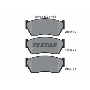 Textar Remblokkenset, schijfrem  2165701