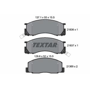 Textar Remblokkenset, schijfrem  2183601