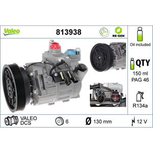 Valeo Airconditioning compressor AUSTAUSCHTEIL  813938, gerenoveerd