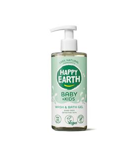 Happy Earth Was & badgel zeepvrij baby & kids 300 ML