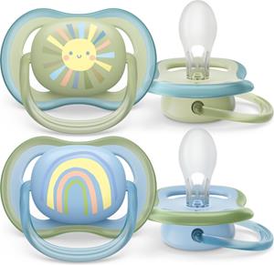 Philips Avent Ultra Air fopspeen 0-6 mnd 2-pack