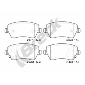 Breck Remblokset, schijfrem  24403 00 702 00