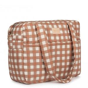 Nobodinoz tipi en accessoires Nobodinoz luiertas Terracotta Checks