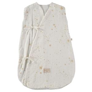 Nobodinoz tipi en accessoires Nobodinoz Dreamy zomerslaapzak Gold Stella White