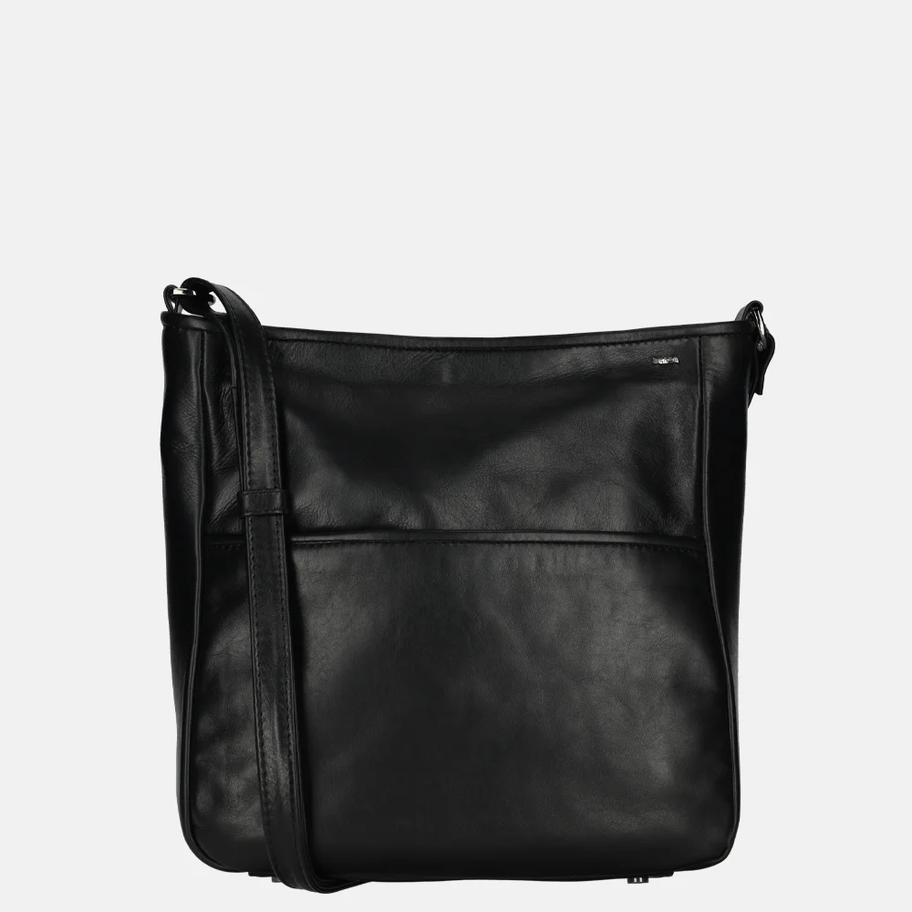 Berba Soft crossbody tas M zwart