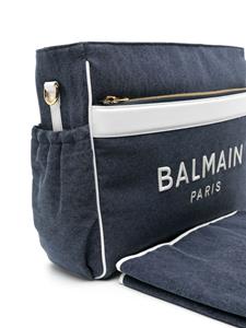 Balmain Kids Luiertas met geborduurd logo - Blauw