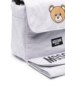 Moschino Kids Luiertas met teddybeerprint - Grijs