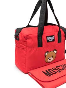 Moschino Kids Teddy Bear-print changing bag - Rood