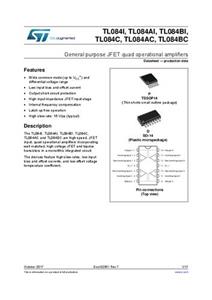STMicroelectronics TL084CDT SMD 1 stuk(s)