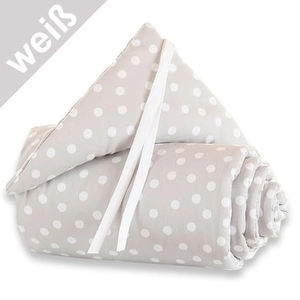 Babybay TOBI  Nestje Maxi Stippen wit