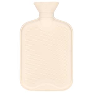 DID Warmwaterkruik - met rubberen hoes - creme wit - 2L - kruik -