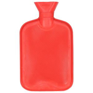 DID Warmwaterkruik - met rubberen hoes - rood - 2L - kruik -