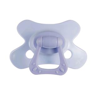 Difrax 2x  Fopspeen Natural 6+ mnd Lila