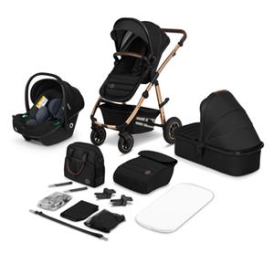 Lionelo Amber 3 in 1 Combi Kinderwagen Black Onyx