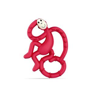 MATCHSTICK MONKEY ™ Bijtring aap mini robijnrood