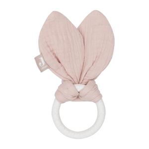 Jollein Bunny Ears Bijtring - Wild Rose