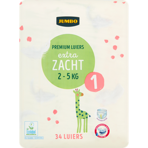 umbo Premium Luiers Maat 1 25 kg 34 Stuks