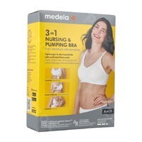 Medela 3-in-1 Borstvoedings- en kolfbeha -  Zwart - maat L