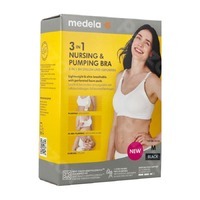 Medela 3-in-1 Borstvoedings- en kolfbeha - Zwart - maat M