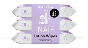 Naif Babydoekjes Lotion 3 x 54 stuks