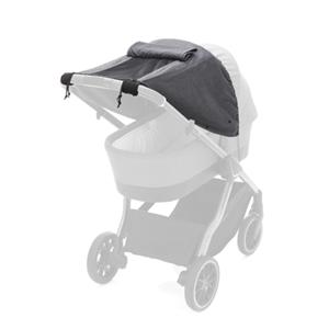 Zonnescherm Deluxe grijs gemêleerd voor kinderwagen