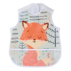 Babydrogist Kinderslabbetje - Dieren - Met Opbergvak - 1 Stuk - 1/2 Jaar