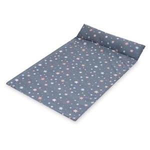 Zöllner JULIUS  Jersey hoes Loop Comfy voor aankleedkussen Softy Glanzend Stars 85 x 75 cm