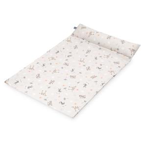 Zöllner JULIUS  Jersey hoes Loop Comfy voor aankleedkussen Softy Savannah beige 85 x 75 cm