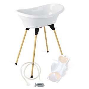 THERMOBABY Vasco 5 in 1 badset, lelie white