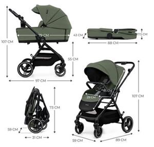 Kinderkraft Yoxi 2 in 1 kinderwagen